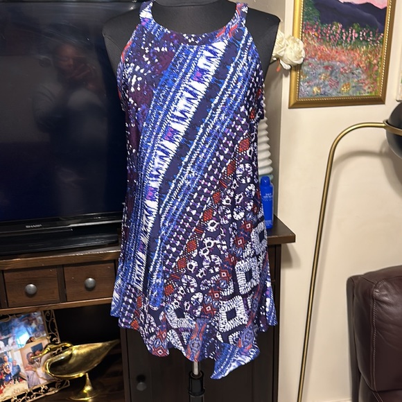 NWT AVA JAMES WOMENS TOP SIZE L MULTICOLOR - Picture 2 of 14